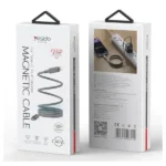 Câble magnétique de charge rapide et transfert de données YESIDO – 27W - 1m - Type-C vers Lightning - CA172L – Image 4