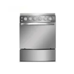 Gazinière 4 feux Smart Technology – Allumage automatique – Broche pour rôtir - Gaz au four - 19W - 220V - 50Hz - Acier Inoxydable - STC-6060C