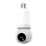 Caméra de Surveillance WiFi OLA C1 – 1080P - Vision 360°- Détection de Mouvement - Forme Ampoule - Audio bidirectionnel