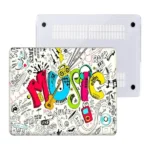 Coque de protection d'ordinateur MacBook Air 13 2020/2022 - Compatibilité A1932 - A2179 - A2337 - Design music - RS-141 – Image 2