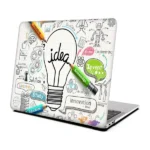Coque de protection d'ordinateur MacBook Air 13 2020/2022 - Compatibilité A1932 - A2179 - A2337 - Design ampoule créative - RS-20 – Image 2
