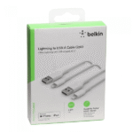 Câble de charge rapide Belkin - Type-C vers Lightning - 30W - 1m - CAA003BT - BLANC – Image 2