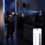 Caméra Robot de surveillance intérieur et extérieur sans fil - Vision nocturne - 4K Ultra HD - 5MP - Détection de mouvement de 0 à 360° - Prise de photo - Résistant aux intempéries - YT103 – Image 3