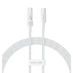 Câble de charge rapide Baseus Purely Lucent Purely Power – 20W – 1m – Type-C vers Lightning - Blanc -P10373001211-00