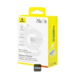 Câble de charge rapide et de transfert de données Baseus PicoGo - 1m - 240W - Type-C vers Type-C - Blanc - P10376800211-00 – Image 3
