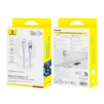 Câble de charge rapide et de transfert de données Baseus Display II - 100W - 1m - Type-C vers Type-C - Galaxy bleu -P10382702311-00 – Image 3