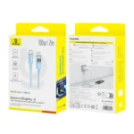 Câble de charge rapide et de transfert de données Baseus Display II - 100W - 2m - Type-C vers Type-C - Nébuleux violet - P10382702511-01 – Image 2