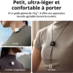 Micro cravate DJI Mic Mini Simple sans fil - Bluetooth - rechargeable– Portée 400m –  8h d’autonomie – Annulation active du bruit – Boitier de recharge – Image 4