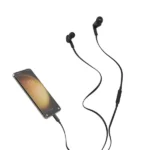 Ecouteur filaire Belkin avec connecteur Type-C - 1.2m - IPX5 - Embouts S,M,L - Fonction tactile pour appel et musique - Microphone intégré - G3H0002BT - Noir – Image 5