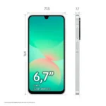 Samsung Galaxy A26 - 8Go de Ram - 256Go - Ecran 6.7" - 5G - 50MP - Empreinte digitale - Facial - Code à chiffres - Batterie 5000 mAh - Blanc – Image 2