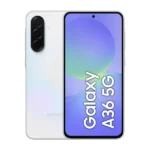 Samsung Galaxy A36 - 6Go de Ram - 128Go - Ecran 6.7" - 5G - 50MP - Empreinte digitale - Facial - Code à chiffres - Batterie 5000 mAh - Blanc