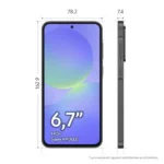 Samsung Galaxy A36 - 6Go de Ram - 128Go - Ecran 6.7" - 5G - 50MP - Empreinte digitale - Facial - Code à chiffres - Batterie 5000 mAh - Noir – Image 2