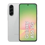 Samsung Galaxy A56 - 8Go de RAM - 128Go - Ecran 6.7" - 5G - 50MP - Empreinte digitale - Facial - Code à chiffres - Batterie 5000 mAh - Gris clair