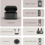 Micro cravate professionnel Lavalier sans fil HOLLYLAND LARK M2S - 30h d'autonomie - 2 émetteurs + 2 récepteurs - Réduction de bruit - Portée de transmission de 300 mètres - – Image 5