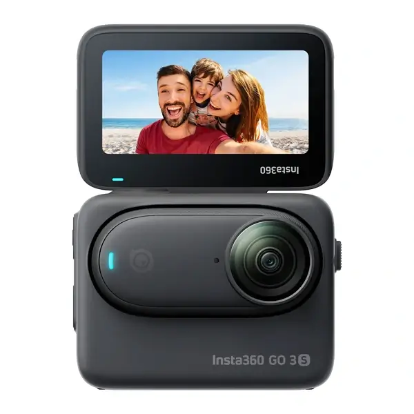Caméra d'action 4K Insta360 GO 3S multifonctionnel - Ecran tactile rabattable de 2.2" - 128Go - 310mAh - 2H20min d'autonomie - IPX4 - Stabilisation