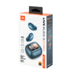Ecouteur sans fil JBL Live Beam 3 -  Audio spatial - IP55 - Réduction de bruit adaptative avec commandes personnalisées - 48h d'autonomie -Bleu – Image 6