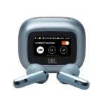 Ecouteur sans fil JBL Live Flex 3 - Audio spatial - 50h d'autonomie - IP54 - BT 5.3 - Réduction de bruit adaptive - Commande tactile personnalisé - Bleu