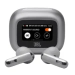 Ecouteur sans fil JBL Live Flex 3 - Audio spatial - 50h d'autonomie - IP54 - BT 5.3 - Réduction de bruit adaptive - Commande tactile personnalisé - Gris