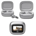 Ecouteur sans fil JBL Live Flex 3 - Audio spatial - 50h d'autonomie - IP54 - BT 5.3 - Réduction de bruit adaptive - Commande tactile personnalisé - Gris – Image 2