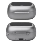 Ecouteur sans fil JBL Live Flex 3 - Audio spatial - 50h d'autonomie - IP54 - BT 5.3 - Réduction de bruit adaptive - Commande tactile personnalisé - Gris – Image 4