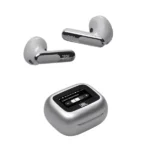 Ecouteur sans fil JBL Live Flex 3 - Audio spatial - 50h d'autonomie - IP54 - BT 5.3 - Réduction de bruit adaptive - Commande tactile personnalisé - Gris – Image 3