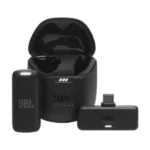 Micro cravate JBL Quantum Stream sans fil - Type-C - 24h d'autonomie - Réduction de bruit contre le vent - Noir