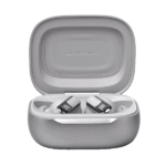Ecouteur sans fil JBL Live Beam 3 -  Audio spatial - IP55 - Réduction de bruit adaptative avec commandes personnalisées - 48h d'autonomie - Gris – Image 4