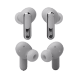Ecouteur sans fil JBL Live Beam 3 -  Audio spatial - IP55 - Réduction de bruit adaptative avec commandes personnalisées - 48h d'autonomie - Gris – Image 6