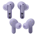 Ecouteur sans fil JBL Live Beam 3 -  Audio spatial - IP55 - Réduction de bruit adaptative avec commandes personnalisées - 48h d'autonomie - Violet – Image 2