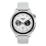 Montre connectée Xiaomi Watch S4 - Bluetooth 5.3 - 1,43" - Ecran AMOLED - 5 ATM - 15 jours d'autonomie - Mesure du taux d’oxygène dans le sang - BHR9197GL - Argent