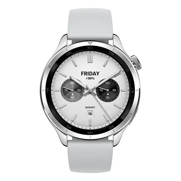 Montre connectée Xiaomi Watch S4 - Bluetooth 5.3 - 1,43" - Ecran AMOLED -  5 ATM - 15 jours d'autonomie - Mesure du taux d’oxygène dans le sang - BHR9197GL - Argent