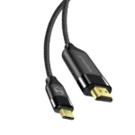 Câble tressé de connexion 4K - Type-C vers HDMI - 2m - Résolution Ultra HD 4K à 60 images par seconde - Mcdodo CA-58 - Noir – Image 2