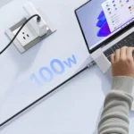 Câble de charge rapide tressé avec lumière LED Mcdodo 100W - Type-C vers type-C - 1.2m - Arrêt automatique de charge - Mcdodo CA-558 – Image 3