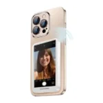Appareil de mise en miroir magnétique avec écran selfie Porodo – 1800 mAh - 4,02" HD -  3,5hd'autonomie - Compatibilité iOS 9.0+ et Android 2.0+- PD-LFST190 - Blanc