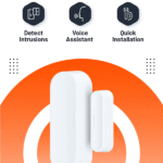 Capteur intelligent Porodo Lifestyle pour porte et fenêtre – Assistant vocal - Portée Wi-Fi  45m - PD-LSDSR - Blanc – Image 4