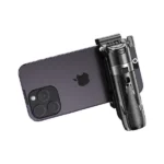 Perche à selfie sans fil pliable Porodo avec trépied extensible – 41cm - BT 5.2 - Batterie 55 mAh - 5000 prises - Rotation 360° - PD-HSM12 - Noir – Image 2