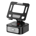 Support multifonction pour tablette avec batterie externe Porodo - 5W - 1200 mAh - 3,5h d'autonomie - Haut-parleur  – Rotation 360° - PD-LFST175 - Noir – Image 2