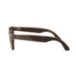 Lunette de soleil connectée  avec caméra intégrée Ray-Ban Meta Headliner – Photogray - 32Go - BT 5.2 - 12MP - 4h d'autonomie –  Roche brillant transparent – Image 3