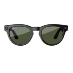 Ray-Ban Meta Headliner - Lunette de soleil connectée  avec caméra intégrée – Polarisé - 32Go - 12MP - BT 5.2 - 36h d'autonomie – Noir transparent brillant