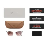 Ray-Ban Meta Skyler - Lunette de soleil connectée avec caméra intégrée – Photogray - BT 5.2 - Photogray - 32Go - 12MP - 4h d'autonomie – Gris crayeux brillant – Image 4