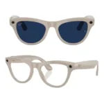 Ray-Ban Meta Skyler - Lunette de soleil connectée avec caméra intégrée – Photogray - BT 5.2 - Photogray - 32Go - 12MP - 4h d'autonomie – Gris crayeux brillant