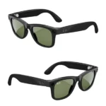 Ray-Ban Meta Wayfarer - Lunette de soleil connectée  avec caméra intégrée – Polarisé - BT 5.2 - 32Go - 12MP - 36h d'autonomie – Noir brillant – Image 2