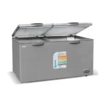SMART TECHNOLOGY Congélateur horizontal 2 battants avec clé - 423L - Gris - STCC-550 - Garantie 12 Mois