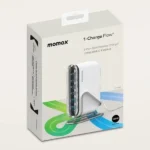 Station de charge de bureau - 1 charge flow+ GaN 120W MOMAX - 6 ports - Charge rapide - USB-C - USB-A - UM55CNW – Image 3