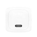 Boitier de charge compact Belkin - Type-C - 20W - Charge rapide pour série iPhone, Samsung - WCA009KQ - BLANC