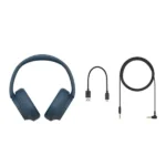 Casque supra-auriculaire sans fil Sony - BT - Réduction de Bruit - 35H d'autonomie - Micro intégré - Bleu - WH-CH720N – Image 5