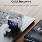 Écouteurs bluetooth 5.3 sans fil TWS YESIDO – Ecran LED - Réduction de bruit active - Réduction de bruit ambiante - Commandes tactiles intelligentes - TWS29 – Image 2