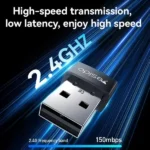 Adaptateur USB sans Fil Yesido - Connectable par Wifi – Haute Vitesse 150 Mbps - Portée de réception jusqu’à 100 mètres - WP10 – Image 2