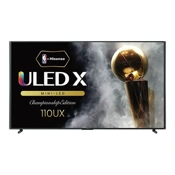 TV Google Uled Hisense - Androïde - 110" - Affichage ULED - Résolution ULED 4K - Rétroéclairage MINI-LED - Quad-core A73 avec 4GB+128GB - 110UX