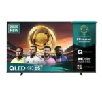 TV Hisense - 65'' - Connectée - Affichage QLED - Résolution 4K IA - Système VIDAA - Commande vocale - 65Q6Q